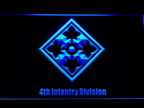 US Army 4th Infantry Division LED Neon Sign